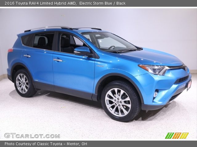 2016 Toyota RAV4 Limited Hybrid AWD in Electric Storm Blue