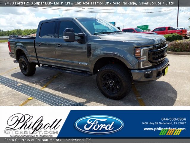 2020 Ford F250 Super Duty Lariat Crew Cab 4x4 Tremor Off-Road Package in Silver Spruce