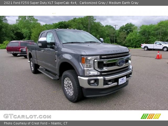 2021 Ford F250 Super Duty XLT SuperCab 4x4 in Carbonized Gray