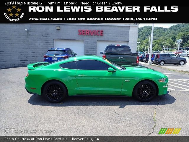 2019 Ford Mustang GT Premium Fastback in Need For Green