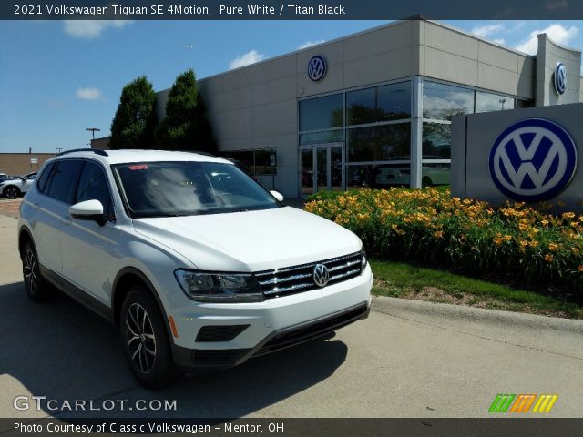 2021 Volkswagen Tiguan SE 4Motion in Pure White