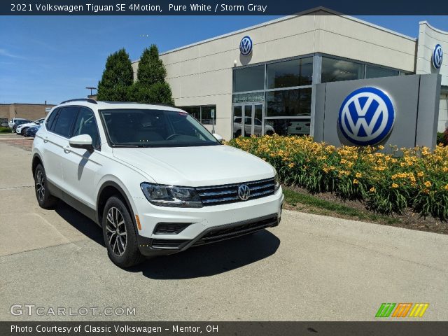 2021 Volkswagen Tiguan SE 4Motion in Pure White