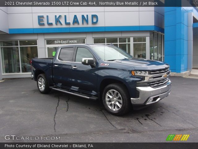 2021 Chevrolet Silverado 1500 LTZ Crew Cab 4x4 in Northsky Blue Metallic