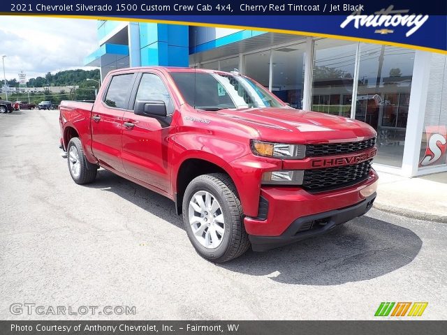 2021 Chevrolet Silverado 1500 Custom Crew Cab 4x4 in Cherry Red Tintcoat