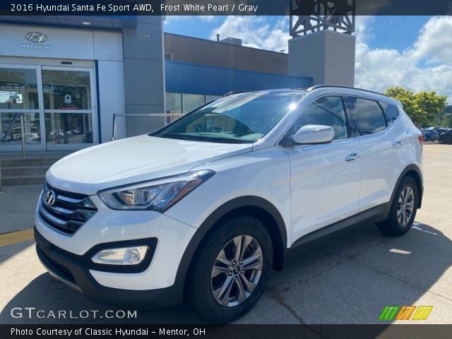 2016 Hyundai Santa Fe Sport AWD in Frost White Pearl