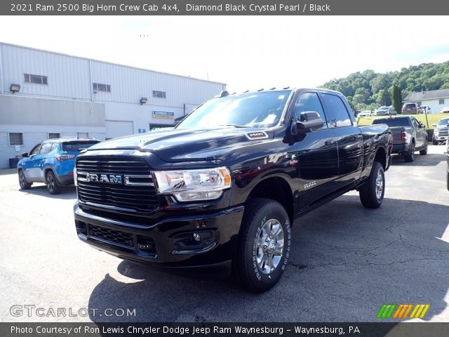 2021 Ram 2500 Big Horn Crew Cab 4x4 in Diamond Black Crystal Pearl