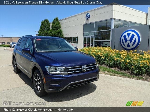 2021 Volkswagen Tiguan SE 4Motion in Atlantic Blue Metallic