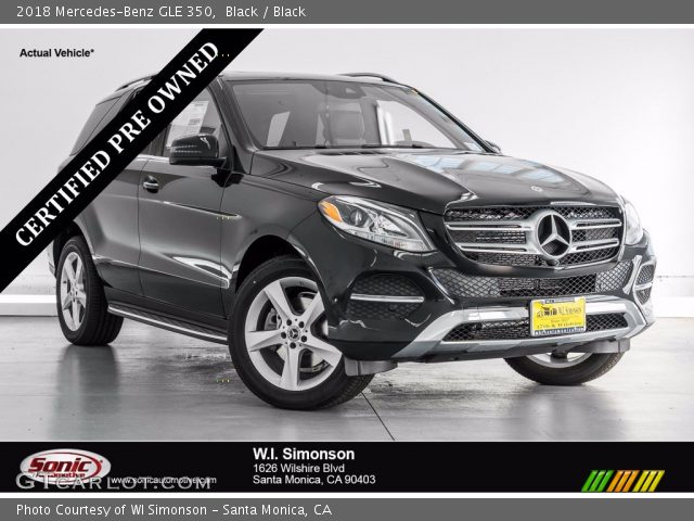 2018 Mercedes-Benz GLE 350 in Black