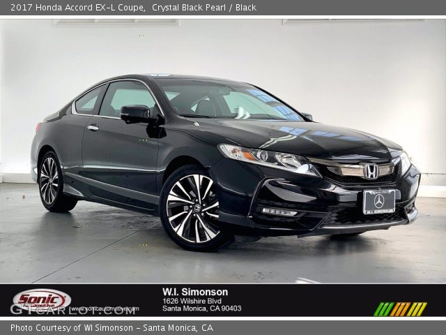 2017 Honda Accord EX-L Coupe in Crystal Black Pearl