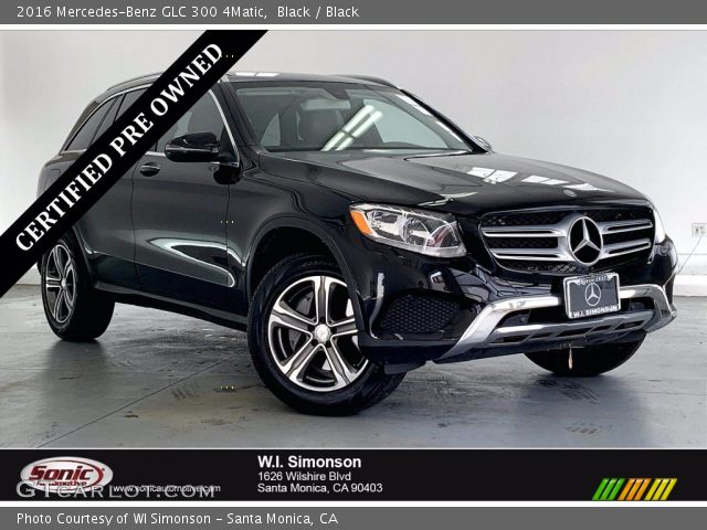 2016 Mercedes-Benz GLC 300 4Matic in Black