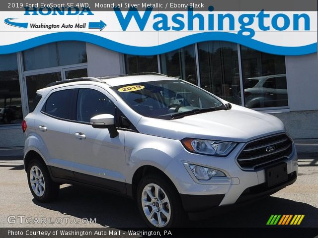 2019 Ford EcoSport SE 4WD in Moondust Silver Metallic