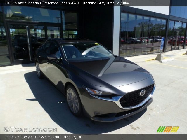 2021 Mazda Mazda3 Preferred Sedan AWD in Machine Gray Metallic