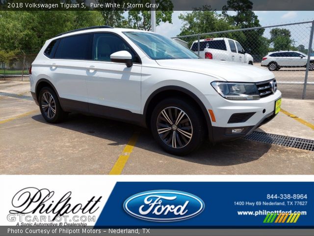 2018 Volkswagen Tiguan S in Pure White