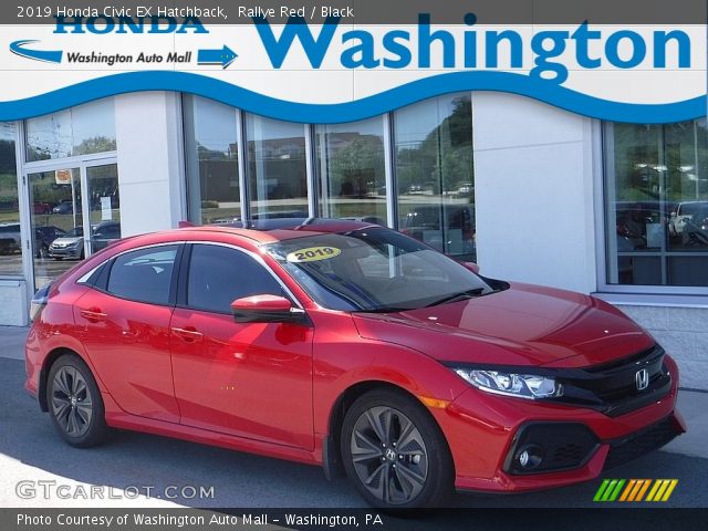 2019 Honda Civic EX Hatchback in Rallye Red