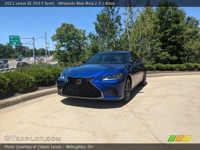 2021 Lexus ES 350 F Sport in Ultrasonic Blue Mica 2.0