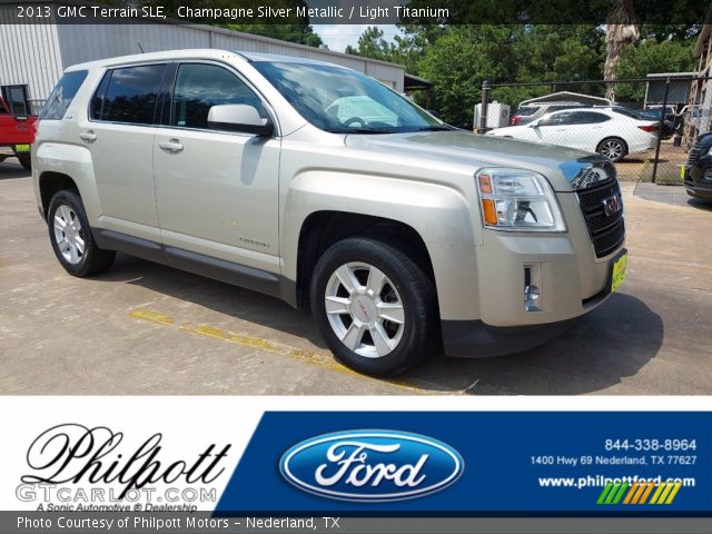 2013 GMC Terrain SLE in Champagne Silver Metallic