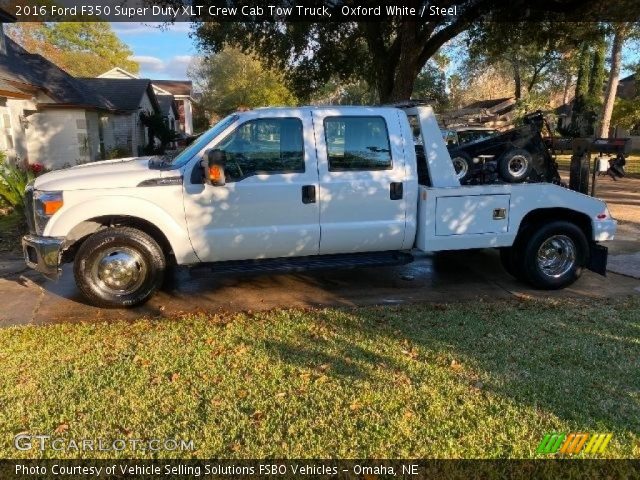 2016 Ford F350 Super Duty XLT Crew Cab Tow Truck in Oxford White