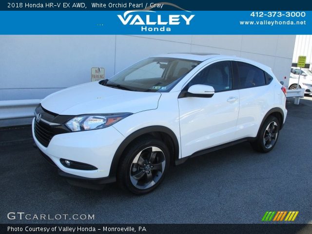 2018 Honda HR-V EX AWD in White Orchid Pearl