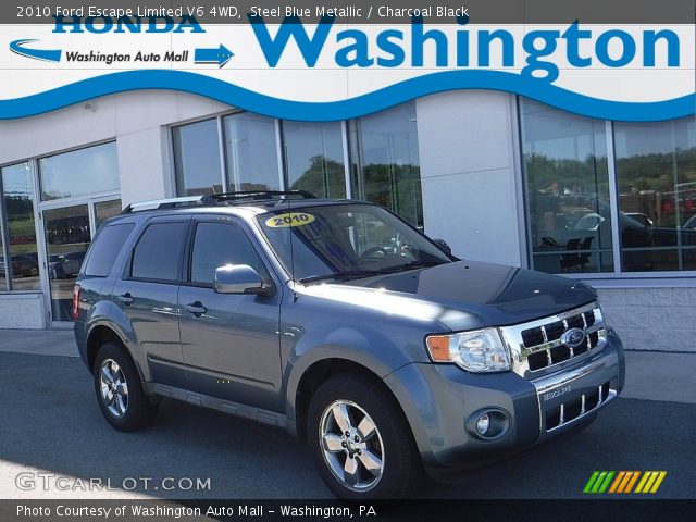 2010 Ford Escape Limited V6 4WD in Steel Blue Metallic