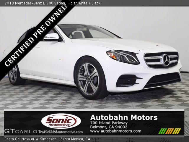 2018 Mercedes-Benz E 300 Sedan in Polar White
