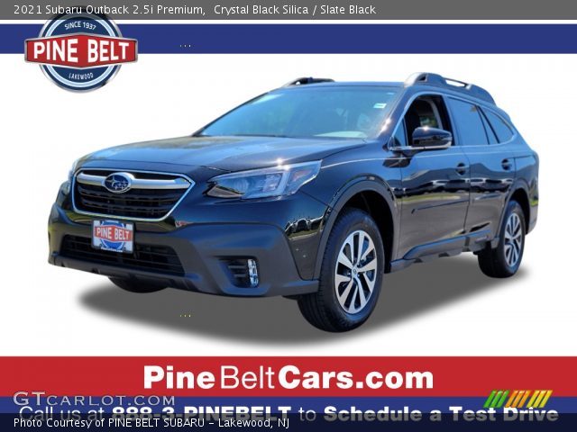 2021 Subaru Outback 2.5i Premium in Crystal Black Silica