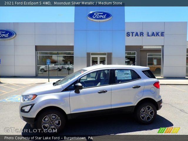 2021 Ford EcoSport S 4WD in Moondust Silver Metallic