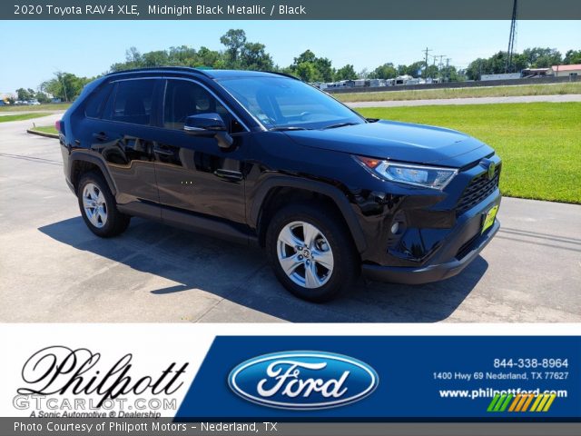 2020 Toyota RAV4 XLE in Midnight Black Metallic