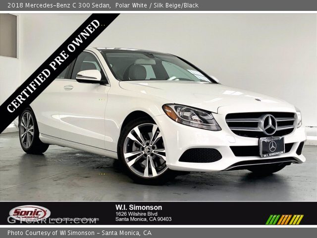 2018 Mercedes-Benz C 300 Sedan in Polar White