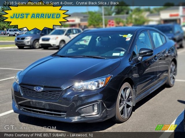 2018 Subaru Impreza 2.0i Sport 4-Door in Crystal Black Silica