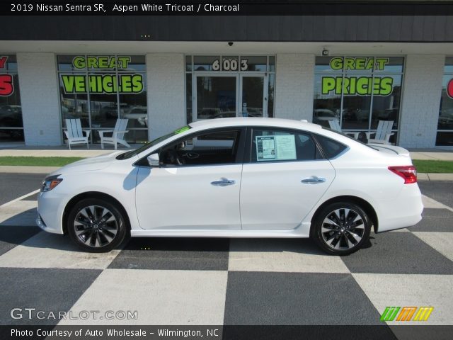 2019 Nissan Sentra SR in Aspen White Tricoat