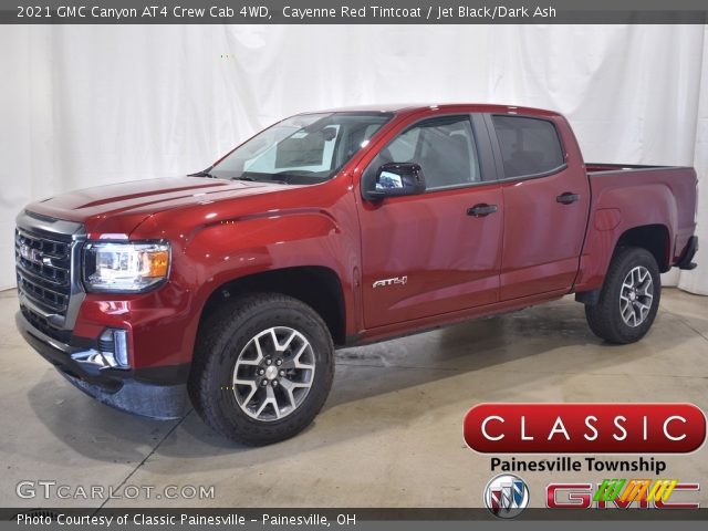 2021 GMC Canyon AT4 Crew Cab 4WD in Cayenne Red Tintcoat