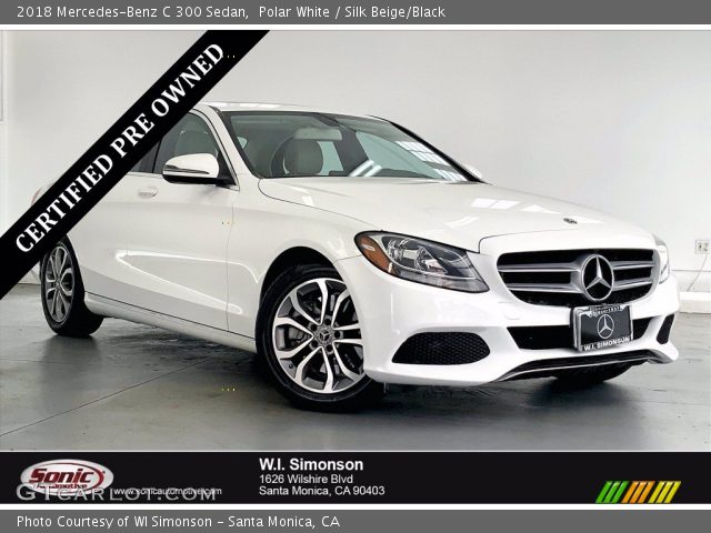 2018 Mercedes-Benz C 300 Sedan in Polar White