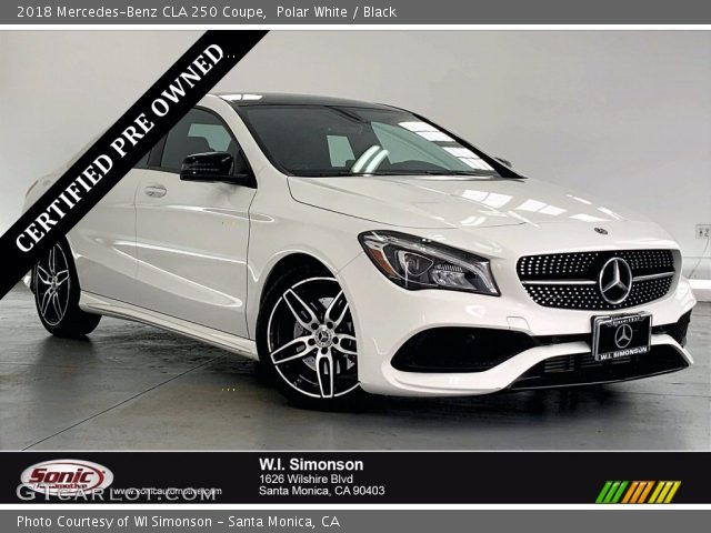 2018 Mercedes-Benz CLA 250 Coupe in Polar White