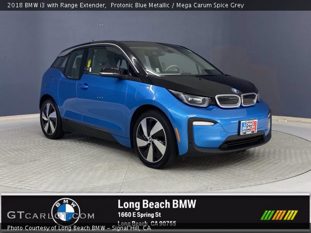 2018 BMW i3 with Range Extender in Protonic Blue Metallic