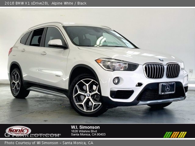 2018 BMW X1 sDrive28i in Alpine White