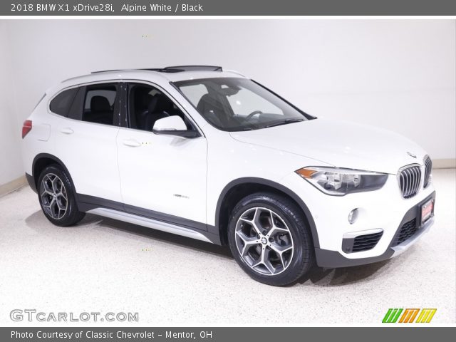 2018 BMW X1 xDrive28i in Alpine White