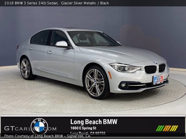 2018 BMW 3 Series 340i Sedan in Glacier Silver Metallic