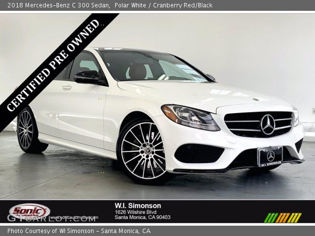 2018 Mercedes-Benz C 300 Sedan in Polar White