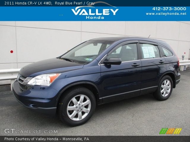 2011 Honda CR-V LX 4WD in Royal Blue Pearl