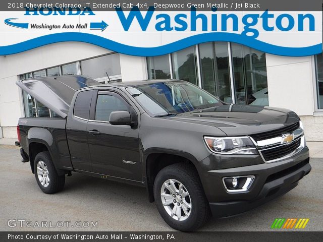 2018 Chevrolet Colorado LT Extended Cab 4x4 in Deepwood Green Metallic