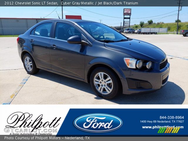 2012 Chevrolet Sonic LT Sedan in Cyber Gray Metallic