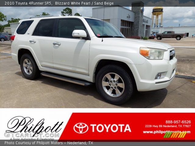 2010 Toyota 4Runner SR5 in Blizzard White Pearl