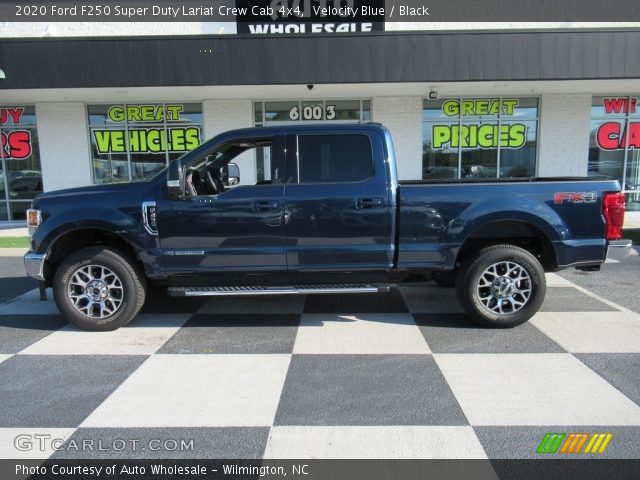 2020 Ford F250 Super Duty Lariat Crew Cab 4x4 in Velocity Blue