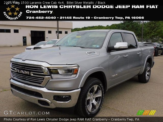 2021 Ram 1500 Laramie Crew Cab 4x4 in Billet Silver Metallic