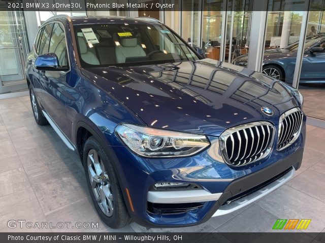 2021 BMW X3 xDrive30i in Phytonic Blue Metallic