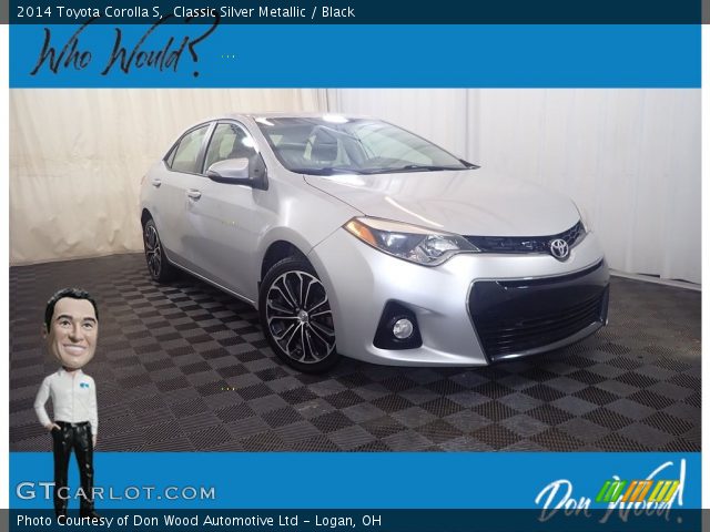 2014 Toyota Corolla S in Classic Silver Metallic