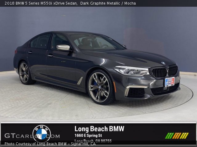 2018 BMW 5 Series M550i xDrive Sedan in Dark Graphite Metallic