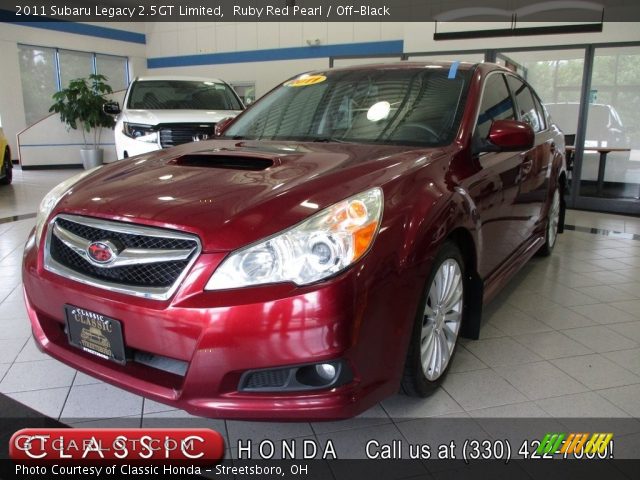 2011 Subaru Legacy 2.5GT Limited in Ruby Red Pearl