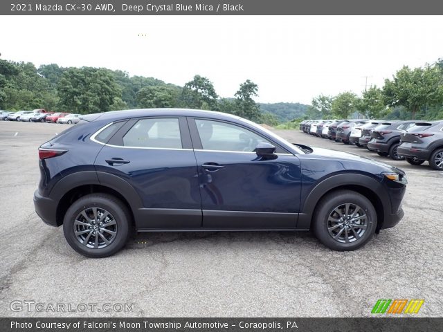 2021 Mazda CX-30 AWD in Deep Crystal Blue Mica