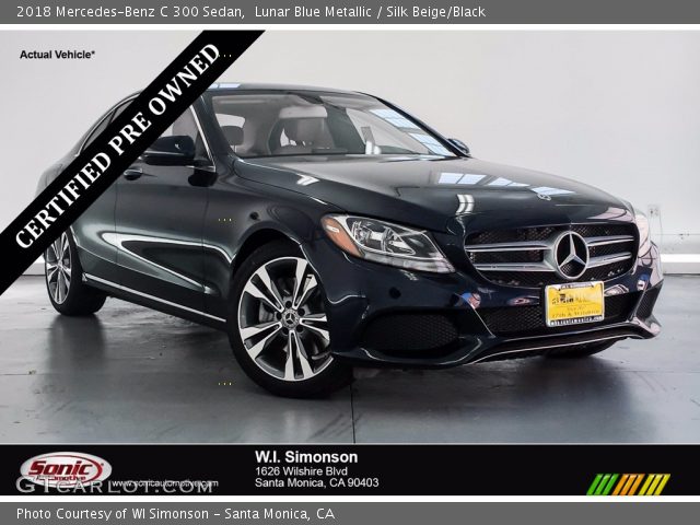 2018 Mercedes-Benz C 300 Sedan in Lunar Blue Metallic